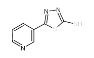 5-PYRIDIN-3-YL-1,3,4-THIADIAZOLE-2-THIOL结构式