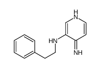 3-(Phenethylamino)pyridin-4-amine结构式