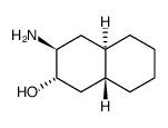 2α-Amino-3β-hydroxy-trans-decalin结构式