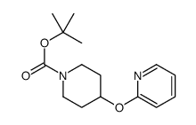 1-Boc-4-(2-pyridyloxy)piperidine Structure