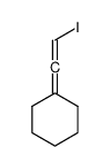 2-iodoethenylidenecyclohexane结构式