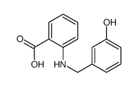 2-[(3-hydroxyphenyl)methylamino]benzoic acid Structure