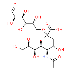 N-acetylneuraminyl-(2-6)-galactose结构式