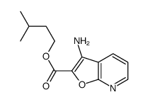 ISOPENTYL 3-AMINOFURO[2,3-B]PYRIDINE-2-CARBOXYLATE structure