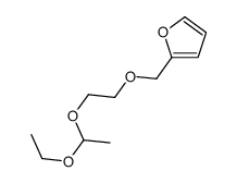 2-[2-(1-ethoxyethoxy)ethoxymethyl]furan Structure