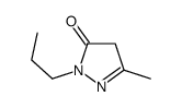 5-methyl-2-propyl-4H-pyrazol-3-one Structure