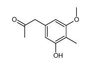 1-(3-hydroxy-5-methoxy-4-methylphenyl)-2-propanone Structure