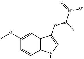 5-methoxy-3-(2-nitro-cis-propenyl)-indole structure