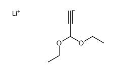 lithium,3,3-diethoxyprop-1-yne结构式