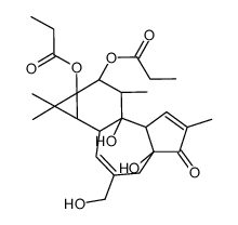 Phorbol-12,13-dipropionate结构式