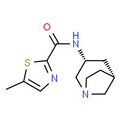 2-Thiazolecarboxamide,N-(1R,3R,5R)-1-azabicyclo[3.2.1]oct-3-yl-5-methyl- Structure