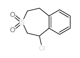 1-Chloro-1,2,4,5-tetrahydro-3-benzothiepine 3,3-dioxide结构式