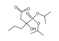 (1-hydroxy-1-nitromethyl-butyl)-phosphonic acid diisopropyl ester Structure