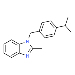 1-(4-isopropylbenzyl)-2-methyl-1H-benzo[d]imidazole picture