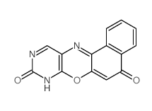 5H-naphtho[2,1-b]pyrimido[5,4-e][1,4]oxazine-5,9(8H)-dione结构式