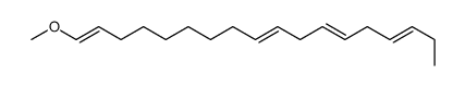 (1E,9E,12E,15E)-1-Methoxy-1,9,12,15-octadecatetraene结构式