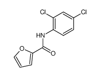 furan-2-carboxylic acid-(2,4-dichloro-anilide) Structure