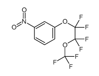 1-nitro-3-[1,1,2,2-tetrafluoro-2-(trifluoromethoxy)ethoxy]benzene Structure