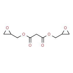 bis(2,3-epoxypropyl) malonate结构式