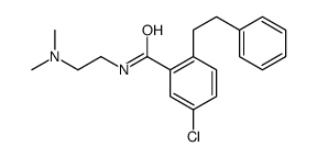 5-chloro-N-[2-(dimethylamino)ethyl]-2-(2-phenylethyl)benzamide结构式