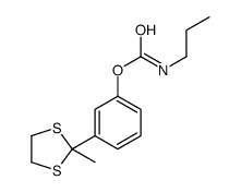 [3-(2-methyl-1,3-dithiolan-2-yl)phenyl] N-propylcarbamate结构式