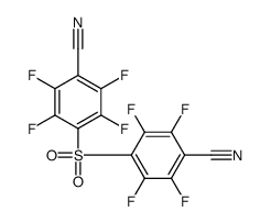 4-(4-cyano-2,3,5,6-tetrafluorophenyl)sulfonyl-2,3,5,6-tetrafluorobenzonitrile Structure