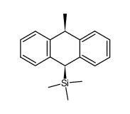 cis-9-methyl-10-trimethylsilyl-9,10-dihydroanthracene结构式