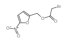 (5-nitro-2-furyl)methyl 2-bromoacetate structure