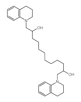 1,12-bis(3,4-dihydro-2H-quinolin-1-yl)dodecane-2,11-diol structure