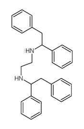 N,N-bis(1,2-diphenylethyl)ethane-1,2-diamine结构式