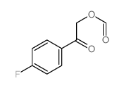 Ethanone,1-(4-fluorophenyl)-2-(formyloxy)-结构式