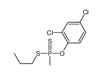 (2,4-dichlorophenoxy)-methyl-propylsulfanyl-sulfanylidene-λ5-phosphane Structure