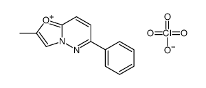 2-methyl-6-phenyl-[1,3]oxazolo[3,2-b]pyridazin-4-ium,perchlorate结构式