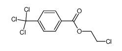 4-(Trichloromethyl)benzoic acid 2-chloroethyl ester结构式