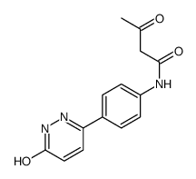 3-oxo-N-[4-(6-oxo-1H-pyridazin-3-yl)phenyl]butanamide Structure