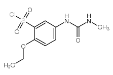 2-ETHOXY-5-(3-METHYL-UREIDO)-BENZENESULFONYL CHLORIDE Structure