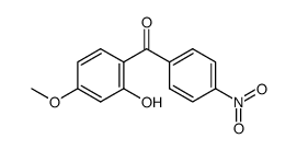 (2-hydroxy-4-methoxyphenyl)(4-nitrophenyl)methanone Structure