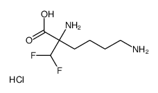 2-(difluoromethyl)lysine Structure