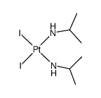 cis-[PtI2(isopropylamine)2]结构式