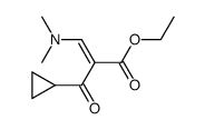 2-(环丙烷羰基)-3-(二甲基氨基)丙烯酸乙酯结构式