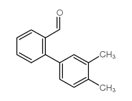 3',4'-DIMETHYLBIPHENYL-2-CARBALDEHYDE结构式