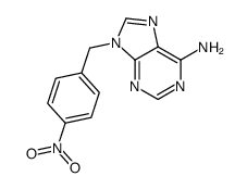 9-(PARA-NITROBENZYL)ADENINE structure