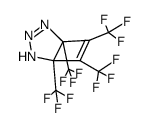 1,5,6,7-tetrakis(trifluoromethyl)-2,3,4-triazabicyclo[3.2.0]hepta-2,6-diene Structure