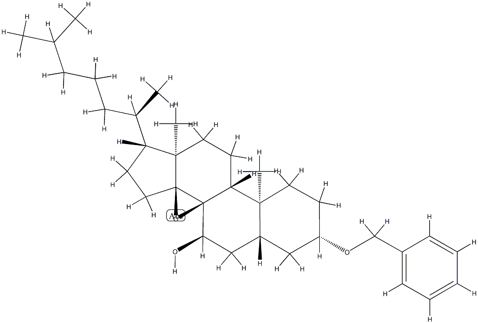 Cholestan-7-ol, 8,14-epoxy-3-(phenylmethoxy)-, (3beta,5alpha,7alpha,8a lpha)- picture