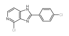 4-Chloro-2-(4-chlorophenyl)-imidazo(4,5-c)pyridine Structure