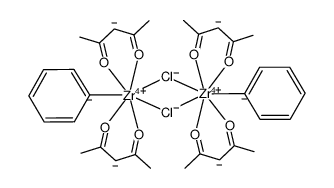 bis(acetylacetonato)chlorophenylzirconium结构式