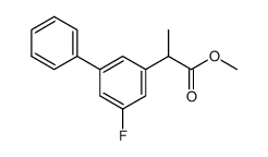 methyl 2-(5-fluoro-[1,1'-biphenyl]-3-yl)propanoate结构式