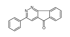 3-phenylindeno[1,2-c]pyridazin-5-one结构式