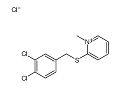 2-[(3,4-dichlorophenyl)methylsulfanyl]-1-methylpyridin-1-ium,chloride Structure