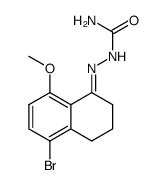 2-(5-bromo-8-methoxy-3,4-dihydronaphthalen-1(2H)-ylidene)hydrazine-1-carboxamide Structure